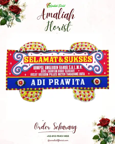 Papan Bunga Ucapan Selamat Limba U Ii